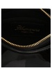 Blumarine Logo Rhinestone Embellished Patent Shoulder Bag