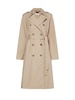 Tommy Hilfiger Double-Breasted Belted Trench Coat