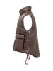 Nanushka High-Neck Padded Cropped Gilet