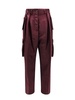 Dries Van Noten Button Detailed Straight Leg Pants