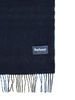 Barbour 'Field' Navy Wool Blend Scarf