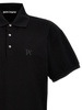 Palm Angels Monogram Embroidered Short-Sleeved Polo Shirt