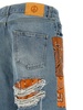 Alanui California Distressed Straight Leg Jeans