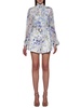 Zimmermann Natura Floral-Printed Long-Sleeved Blouse