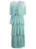 Alberta Ferretti Draped Tiered Dress