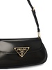 Prada Cleo Logo Plaque Shoulder Bag