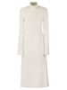 Sportmax High Neck Long-Sleeved Dress