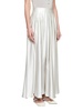 Giorgio Armani High Waist A-Line Pleated Maxi Skirt