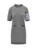 Thom Browne 4-Bar Stripe Crewneck Mini Dress