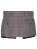 Miu Miu Prince Of Wales Mini Skirt