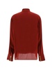 Balmain Puff Sleeved Bow Detailed Blouse