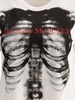 Alexander Mc Queen T Shirt With Rib Cage Print