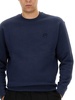 Maison Kitsuné Bold Fox Head Patch Crewneck Sweatshirt