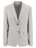 Peserico Single-Breasted Fitted Waist Blazer