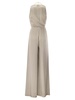 Elisabetta Franchi Cowl Neck Body-Chain Jumpsuit