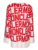 Moncler All-Over Logo Intarsia Knit Sweater