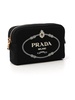 Prada Logo Printed Cosmetic Pouch