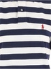 Slim Fit Horizontal Striped Polo - 001 Newport Navy White / S