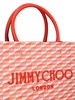 Jimmy Choo Avenue Logo Embroidered Medium Tote Bag