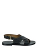 Jane studded crossover-strap leather sandals