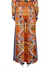 Casablanca Graphic-Printed High-Waist Wide-Leg Trousers