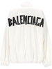 Balenciaga Logo Printed Zip-Up Jacket