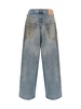 Acne Studios Logo Patch Baggy Fit Jeans