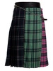 Andersson Bell Chcked Pleated A-Line Skirt