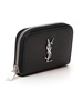 Saint Laurent Logo Plaque Zipped Purse