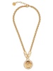 Versace Medusa Greca Embellished Chained Necklace