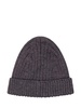 Marine Serre Crescent Moon Embroidered Ribbed Beanie