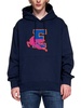 Etro Logo Patch Drawstring Hoodie