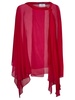 Alberta Ferretti Semi-Sheer Sleeveless Asymmetric Hem Blouse