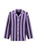 Nanushka Almar Striped Terry-Cloth Buttoned Shirt