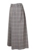 Alberta Ferretti Checked Midi Skirt