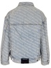 Alexander Wang Allover Logo Printed Denim Jacket