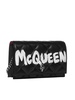 Alexander McQueen Graffiti Logo Quilted Crossbody Bag