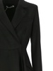 Max Mara Pleated Long-Sleeved Blazer Dress