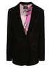 Etro Single-Breasted Velvet Blazer With V-Neckline