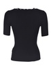 Alexander Wang Embellished Ribbed Top