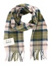 Barbour Tartan Checked Fringed Scarf