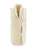 Ermanno Scervino Knit-Panelled Sleeveless Padded Gilet