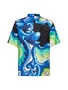 Dior Homme X Kenny Scharf Graphic Printed Short Sleeve Shirt