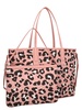 MCM Leopard Print Drawtring Tote Bag