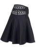 Alaïa Vienne Openwork Pleated Mini Skirt