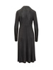 Jil Sander Pleated Long-Sleeved Midi Dress