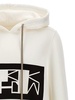 Rick Owens DRKSHDW Logo Printed Drawstring Hoodie