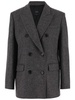 Pinko Viscose Blend Double Breasted Jacket