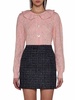 Alessandra Rich High Waist Tweed Mini Skirt