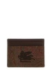 Paisley Jacquard Cardholder With Pegaso Logo